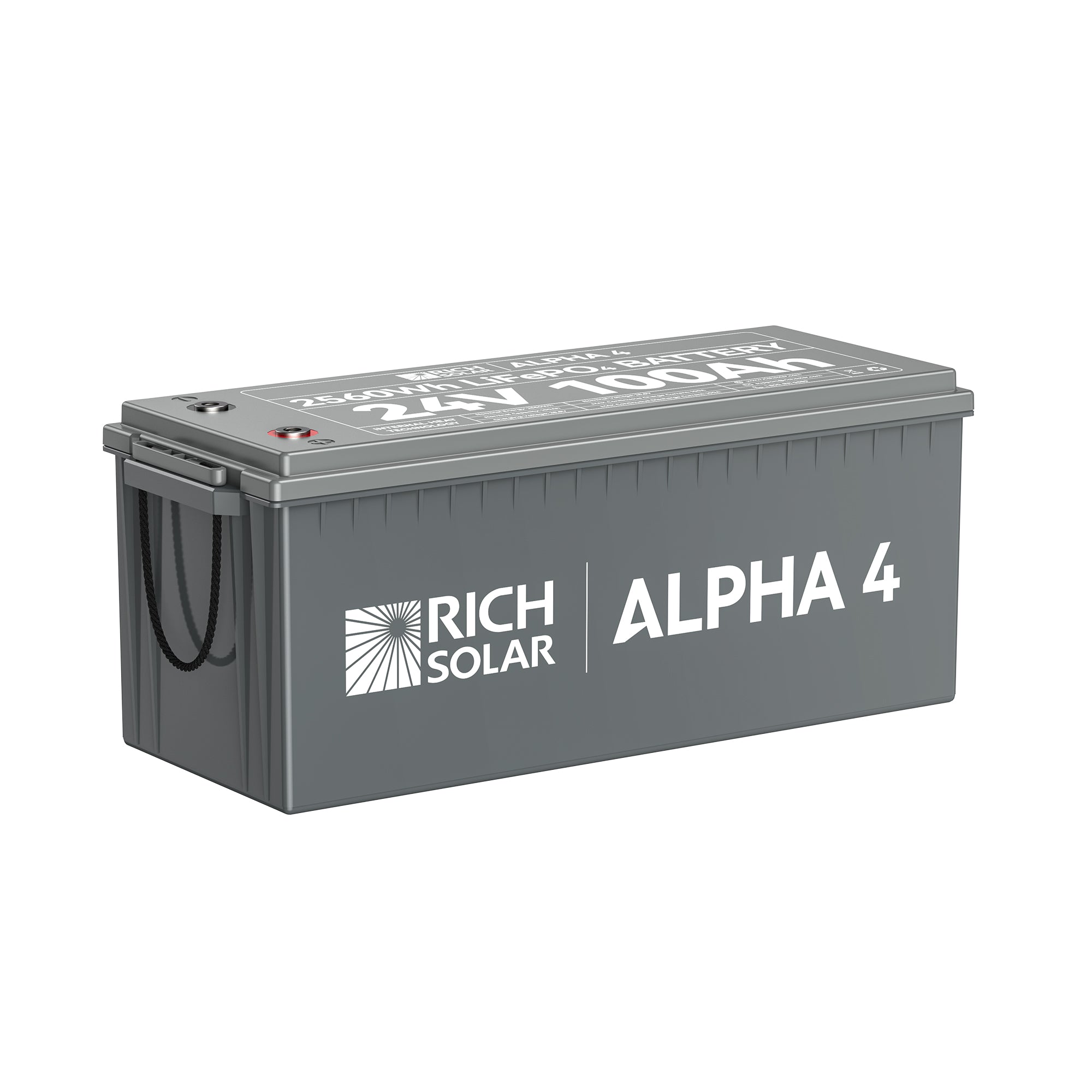 Rich Solar Alpha 4 24V 100Ah LiFePO4 Battery With Bluetooth And Self Heating