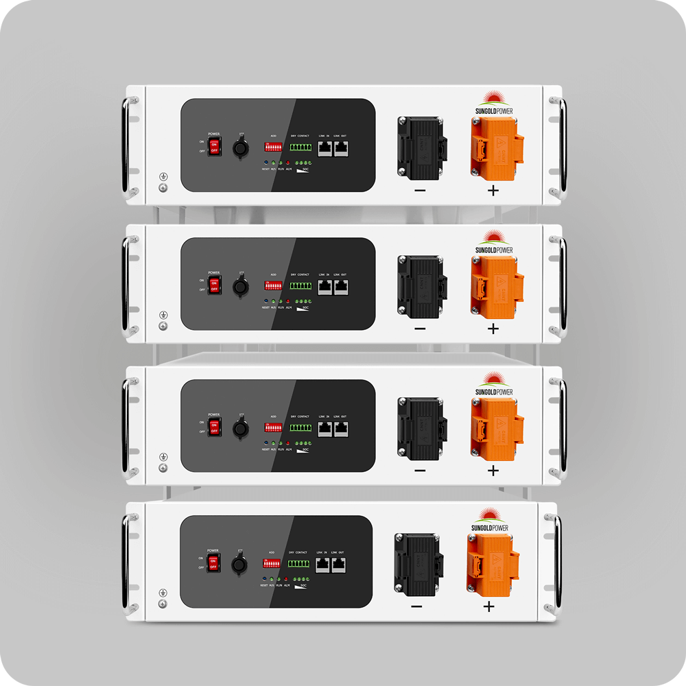 SunGoldPower 4X SGH48100T Server Rack 48V 100AH Lithium Battery Self-Heating