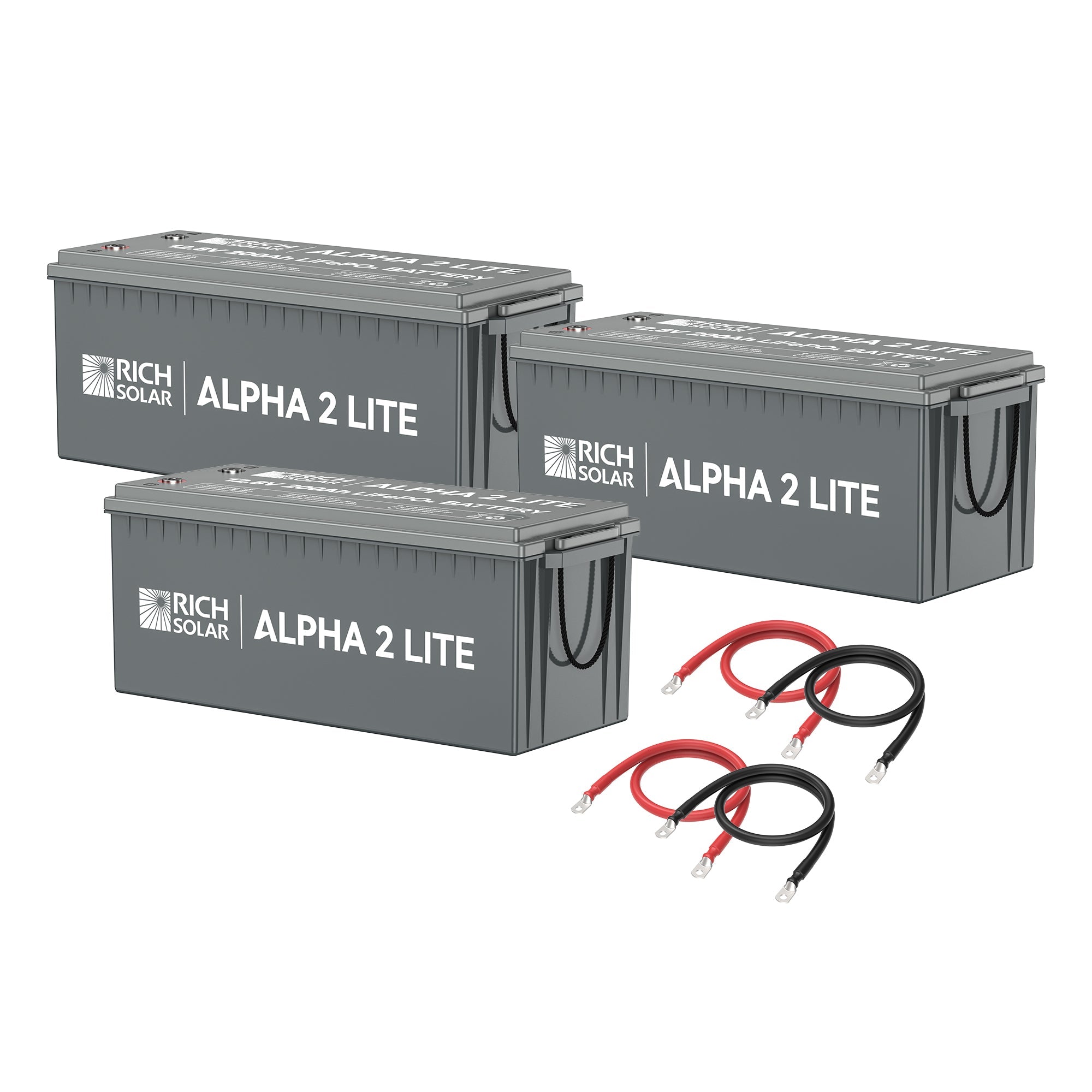 Rich Solar Alpha 2 Lite 600Ah LiFePO4 Battery Kit 7 6kWh Power For RVs Off Grid