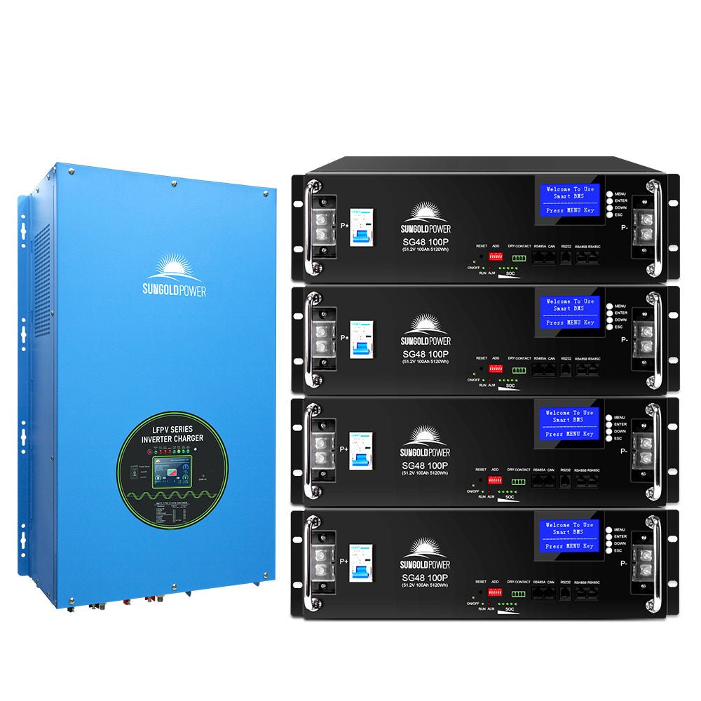 SunGoldPower Pure Sine Wave Inverter Charger 12000W 48V