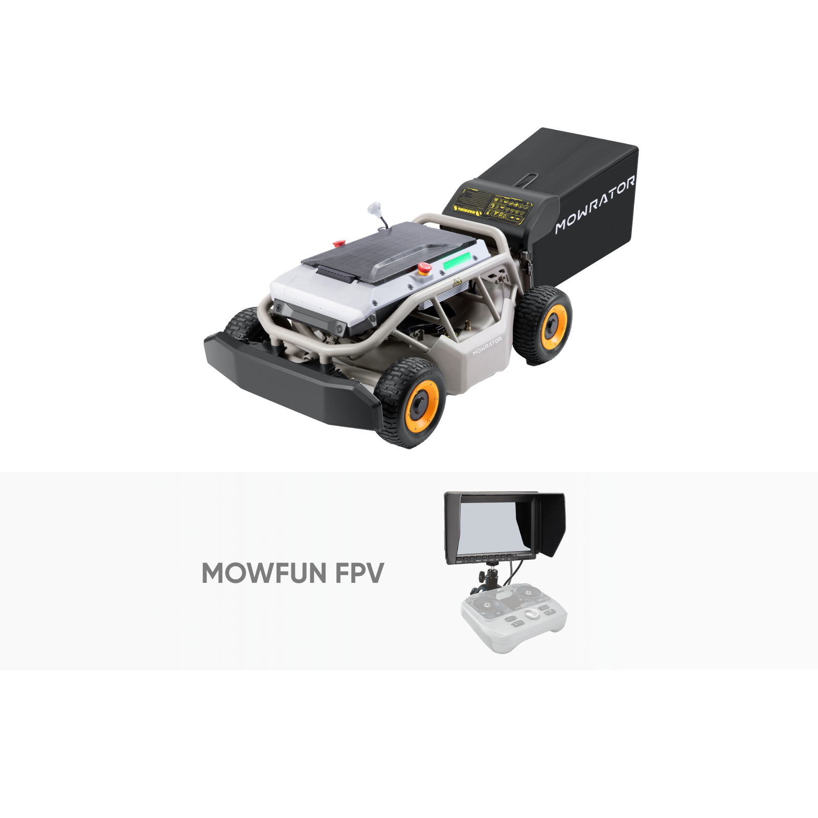 Mowrator IndoorMow Bundle: S1 4WD Lawn Mower+MOWFUN FPV