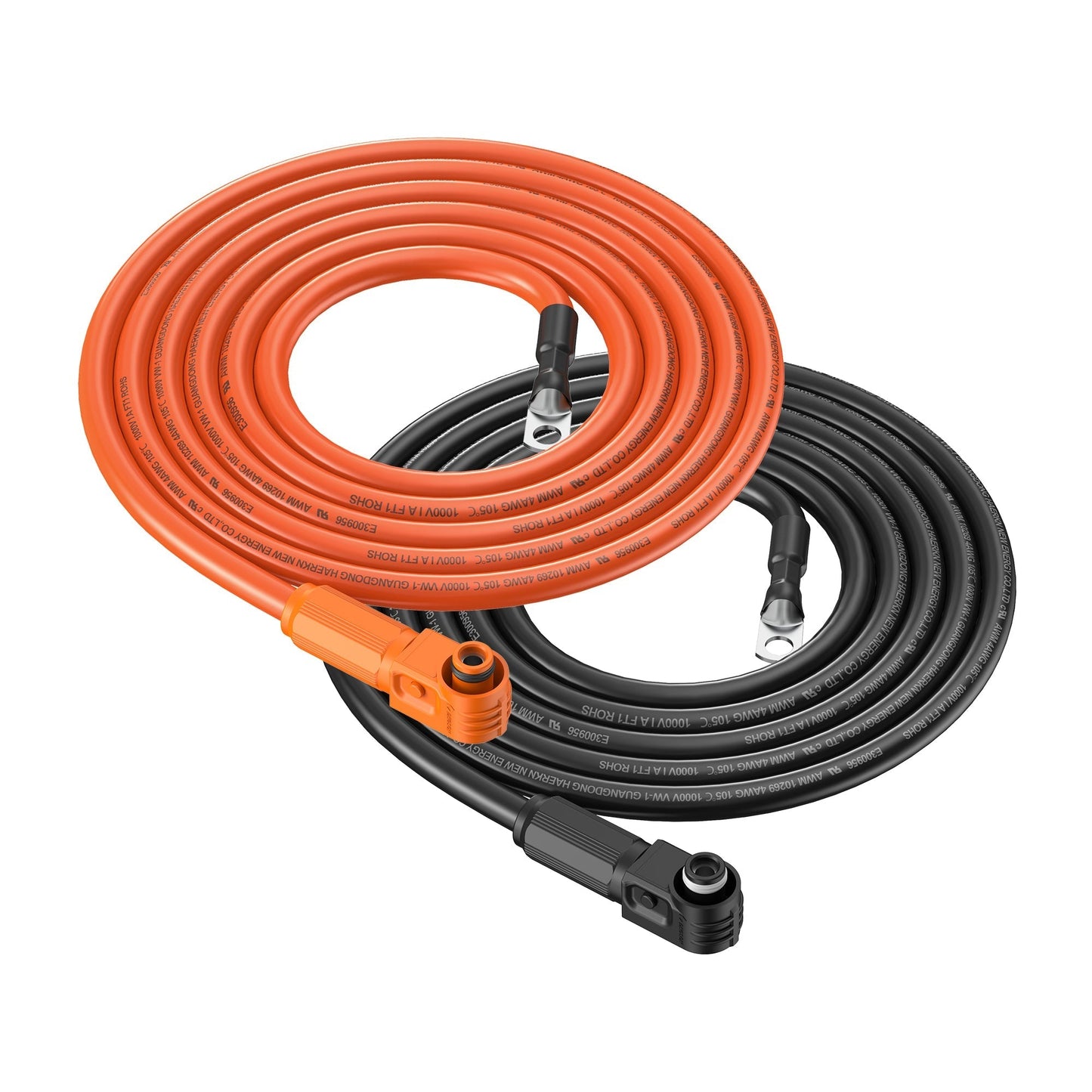 Rich Solar WindyNation 4 AWG Battery Inverter Cable Orange Black Custom Length