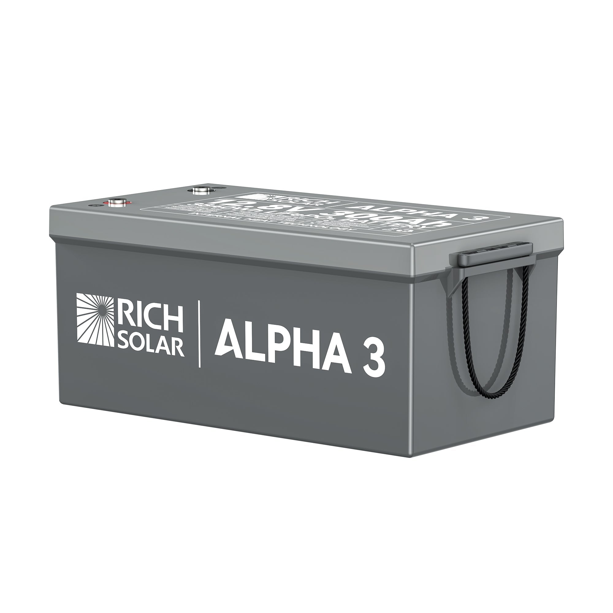 Rich Solar Alpha 3 12V 300Ah LiFePO4 Battery With Internal Heat Bluetooth