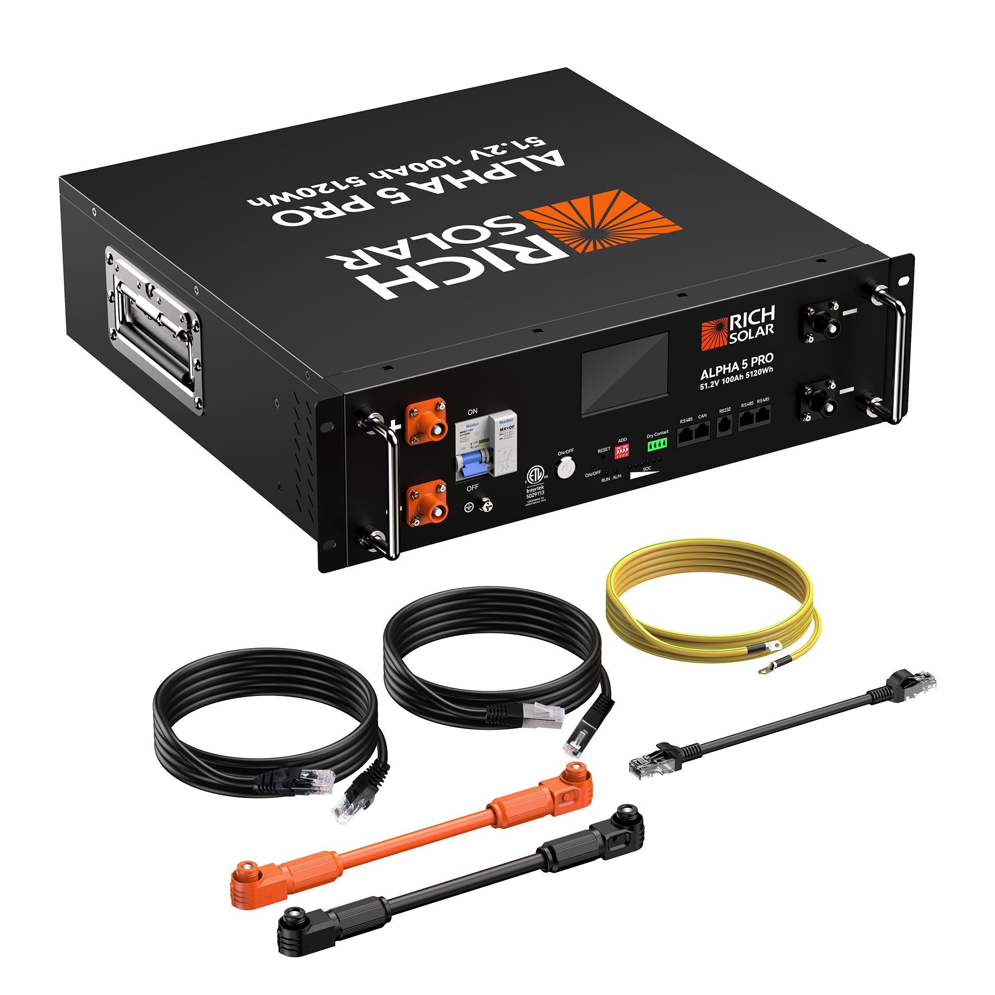 Rich Solar Alpha 5 Pro 100Ah LiFePO4 Battery 7000 Cycles 10 Year Warranty
