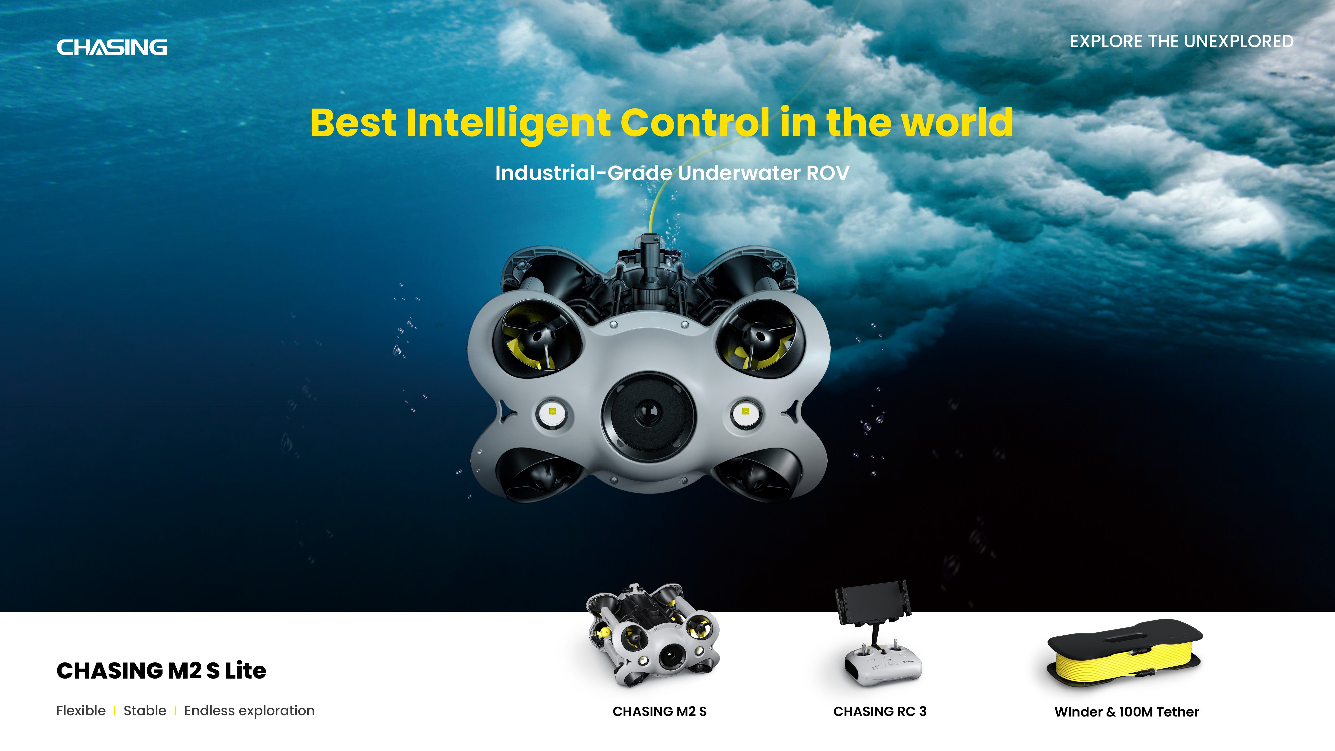 Chasing M2 S Lite 100M Underwater Drone