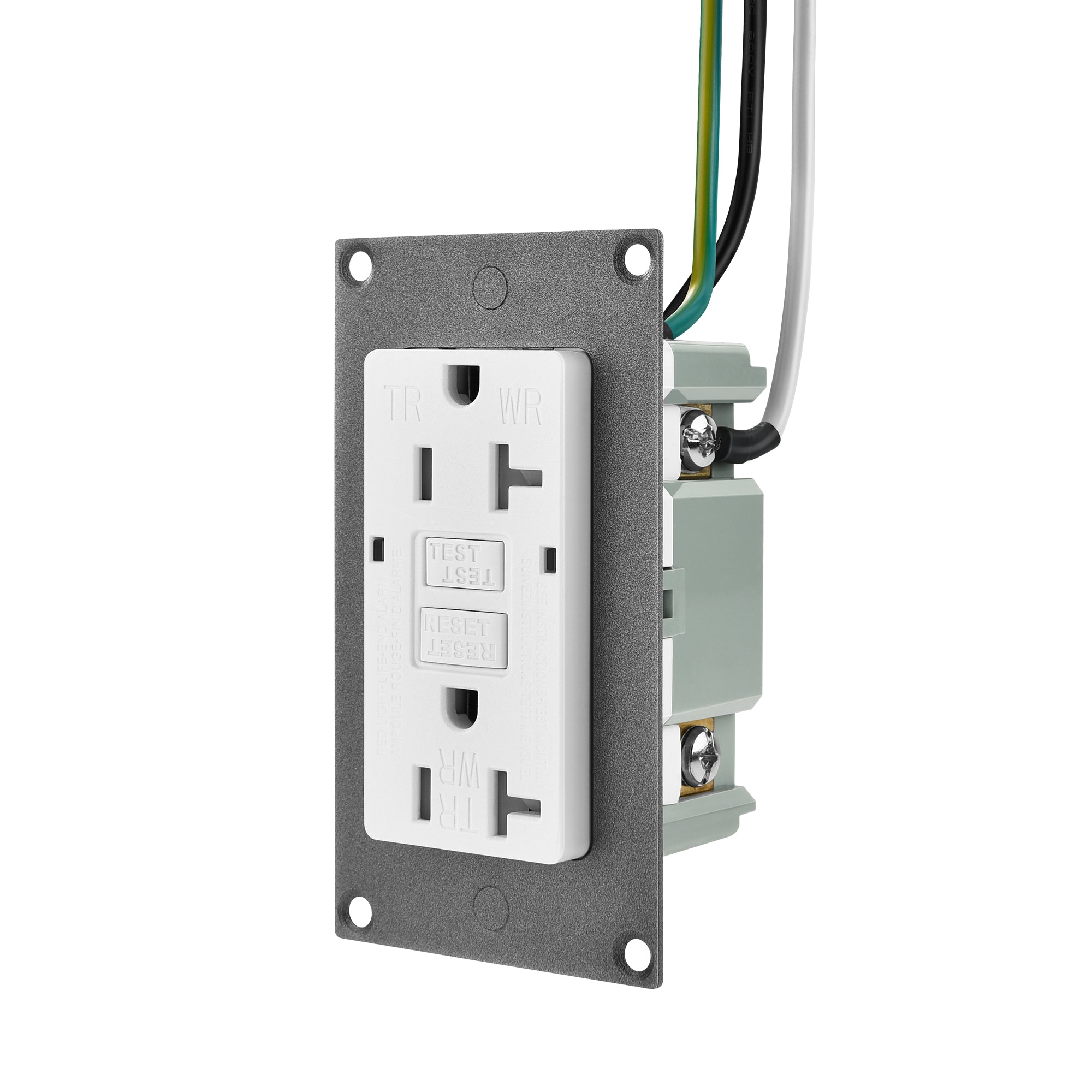 Rich Solar Nova Slim GFCI Outlet 20 Amp With LED Indicator And Self Test