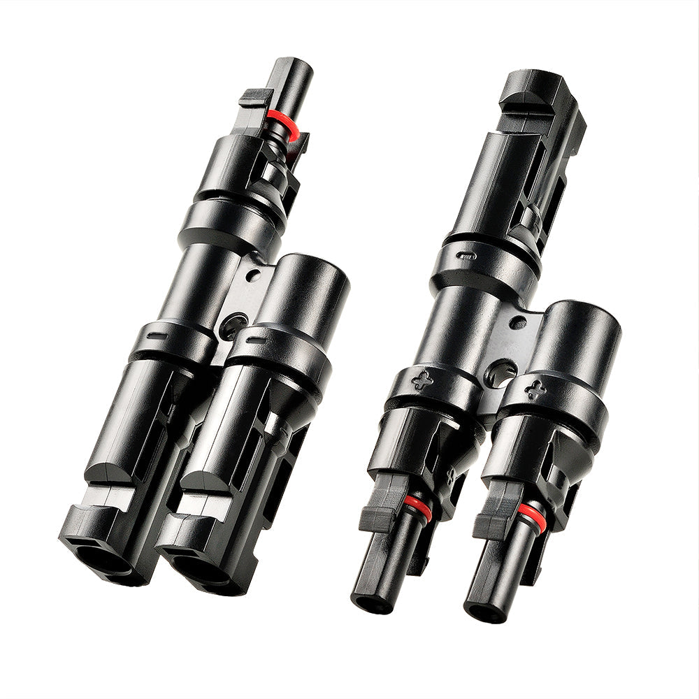 Rich Solar Eco-Worthy Y Branch Solar Connector 2 to 1 Parallel Plug and Play