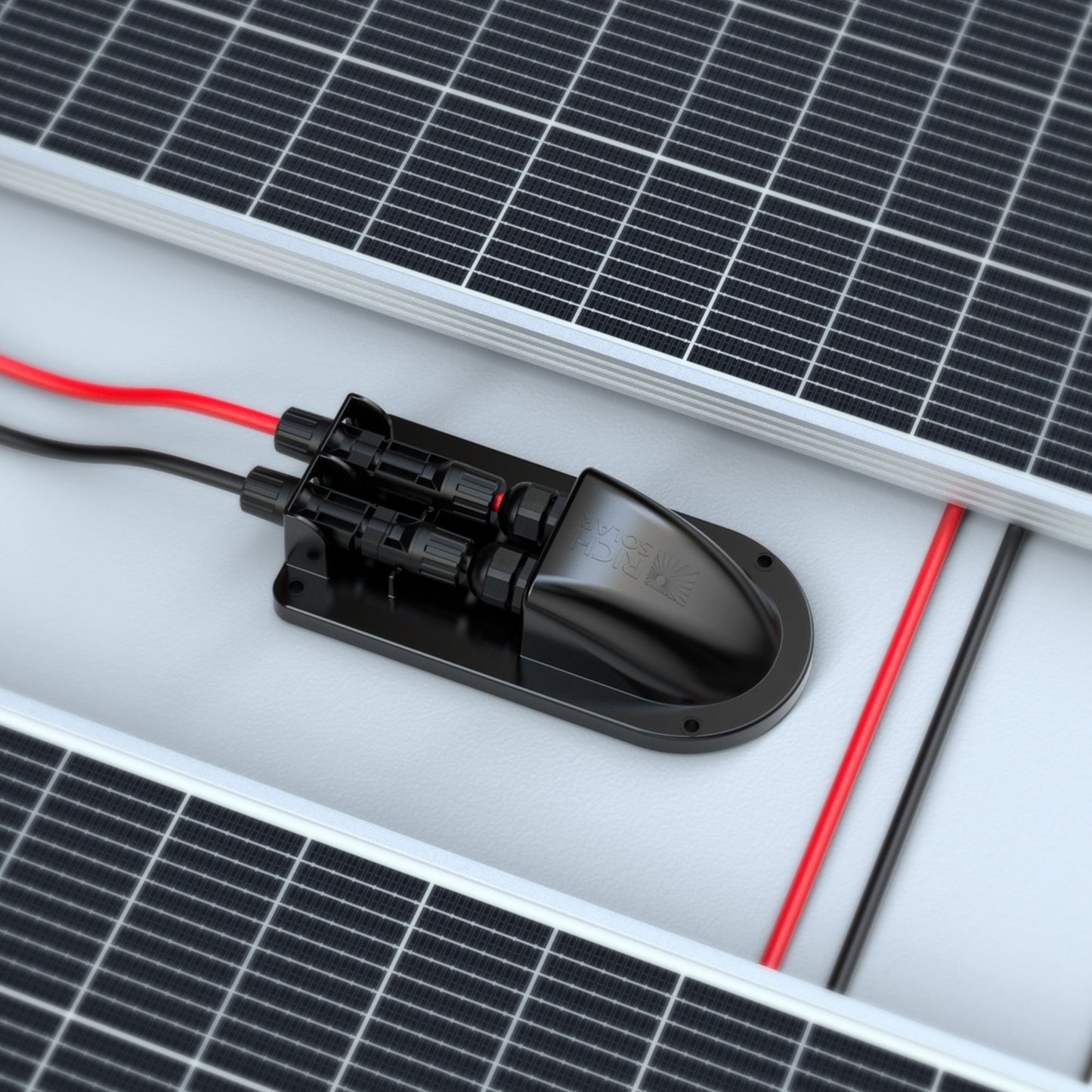 Rich Solar EcoWatt IP68 Waterproof Cable Entry Plate With Solar Connectors