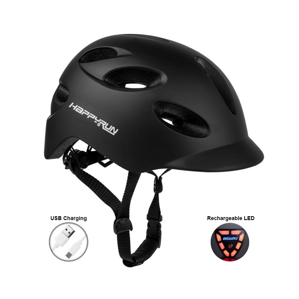 HappyRun Ebike Helmets Black