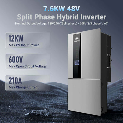 SunGoldPower Hybrid Solar Kit 15.2KW 48V SGH7.6DN6E