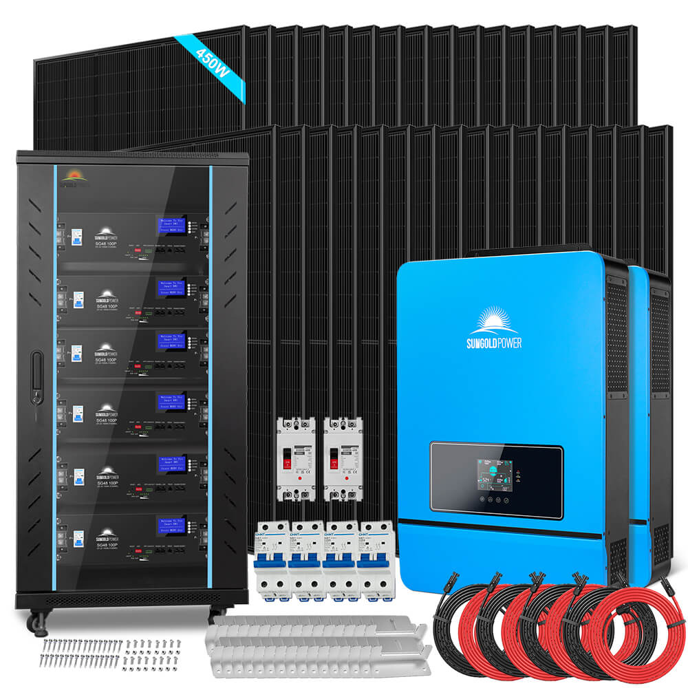 SunGoldPower Off Grid Solar Kit 20KW 48VDC 120V/240V SGR20K30E