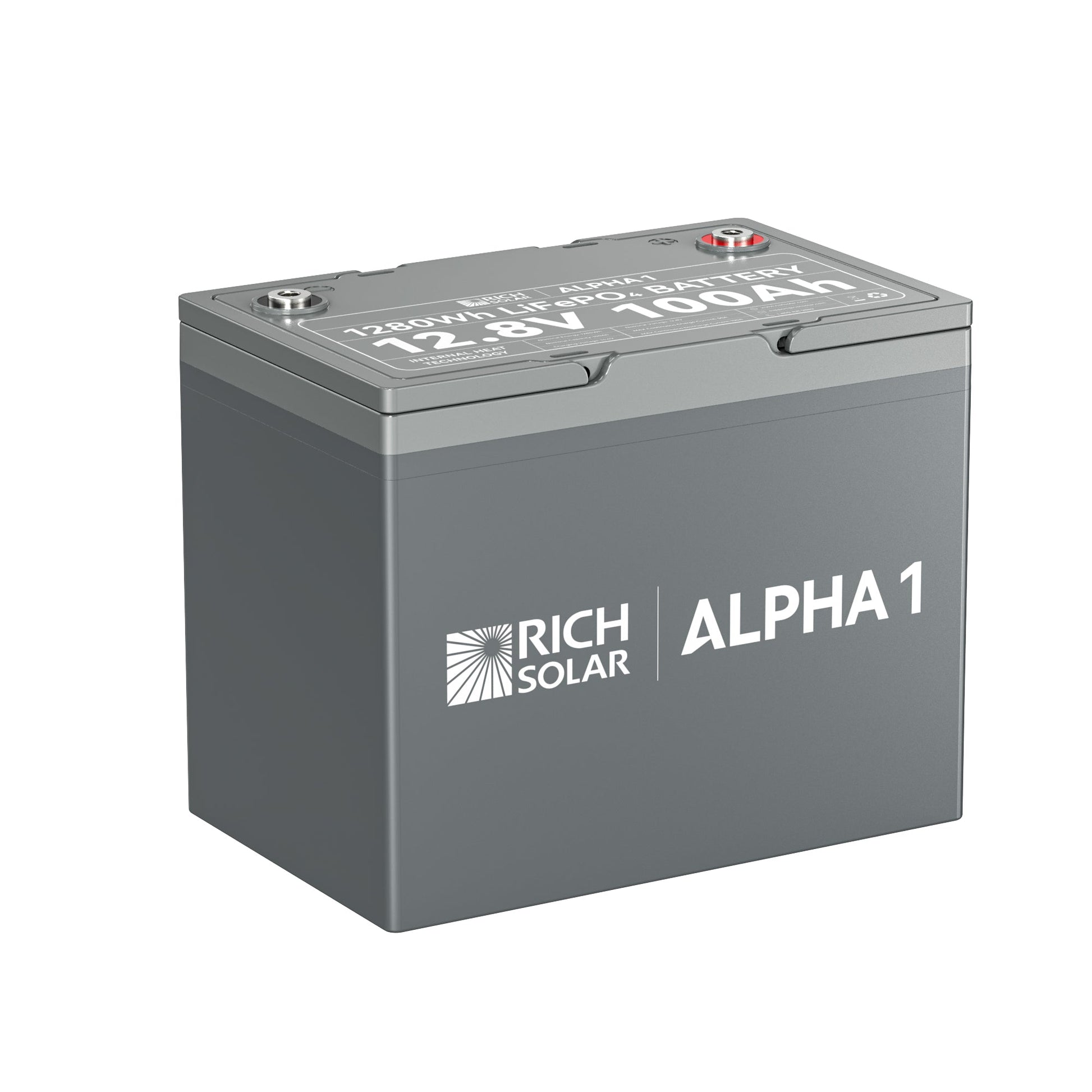 Rich Solar Alpha 1 LiFePO4 Battery 100Ah With Bluetooth And Internal Heater