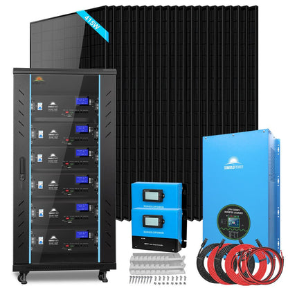 SunGoldPower OffGrid Solar Kit 15000W 48VDC SGR15K20E