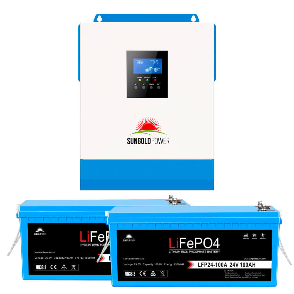 SunGoldPower Solar Inverter Charger 3000W 24V