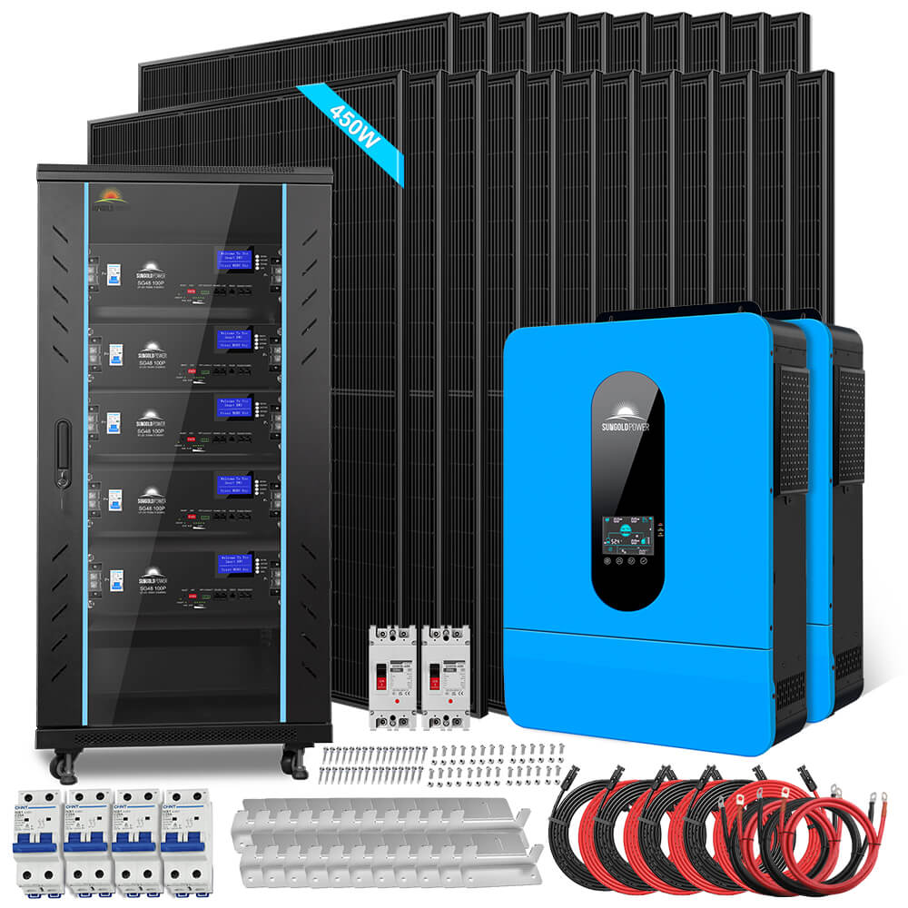 SunGoldPower Off Grid Solar Kit 13000W 48VDC SGR13K25E