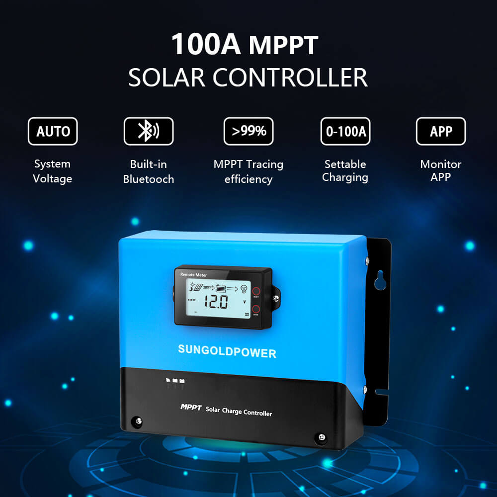 SunGoldPower MPPT Solar Charge Controller 100 Amp
