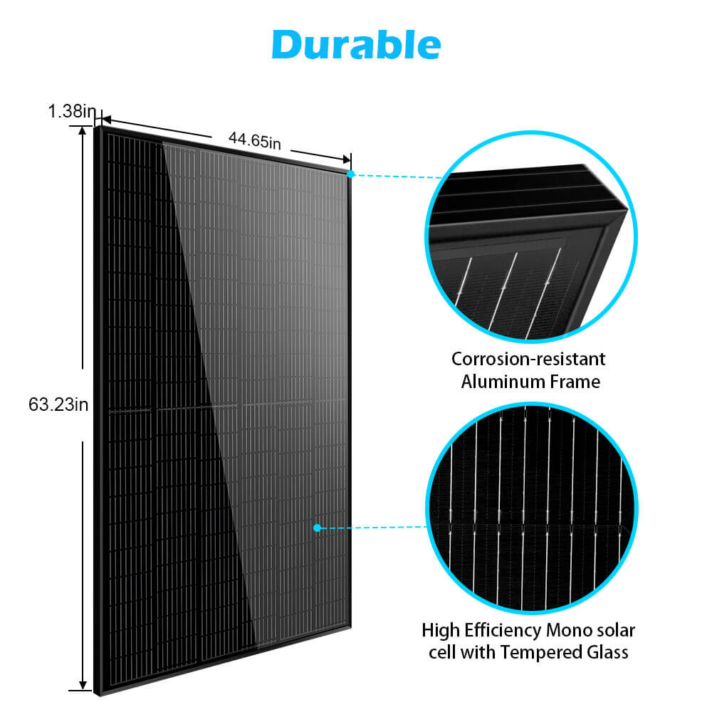 SunGoldPower 370W Mono Solar Panel Full Pallet (32 Panels) UL 61730