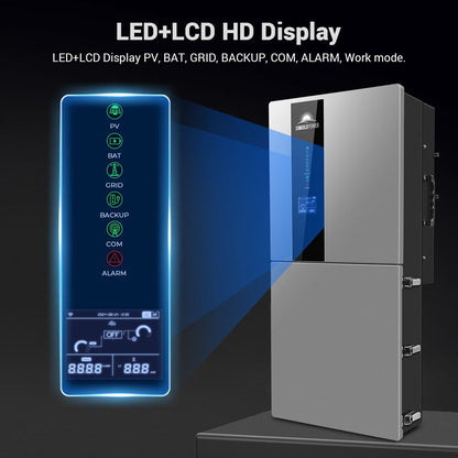 SunGoldPower Hybrid Solar Inverter Whole Home Backup 11.4KW 48V SGN11K15PRO