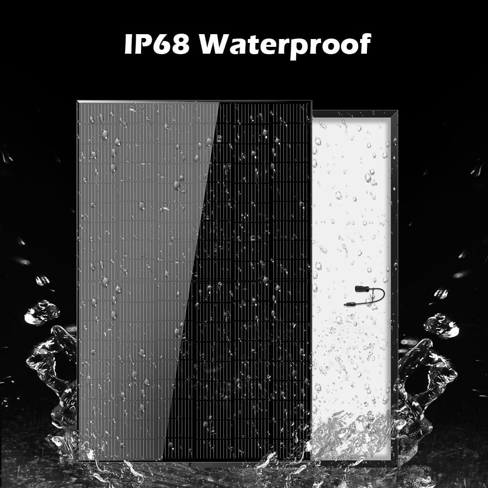 SunGoldPower 370W/ 415W/ 500W Mono Black PERC Solar Panel UL 61730 CEC Listed