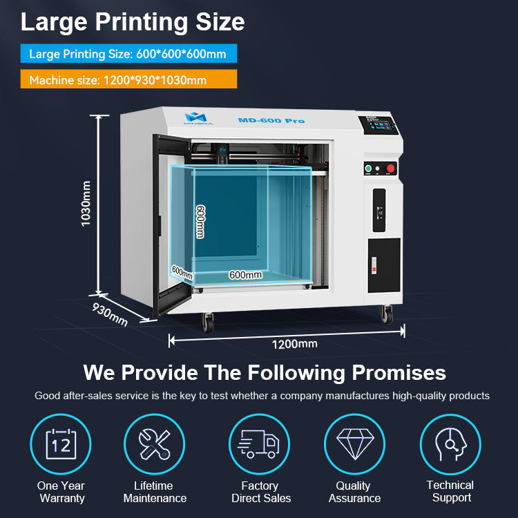 Mingda 3D Printer MD600 PRO