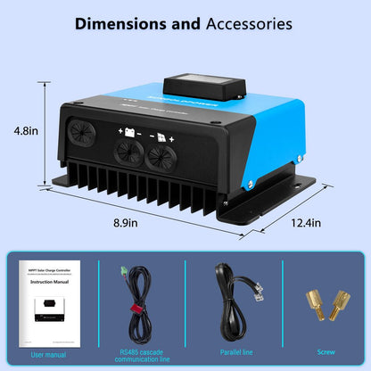 SunGoldPower MPPT Solar Charge Controller 100 Amp