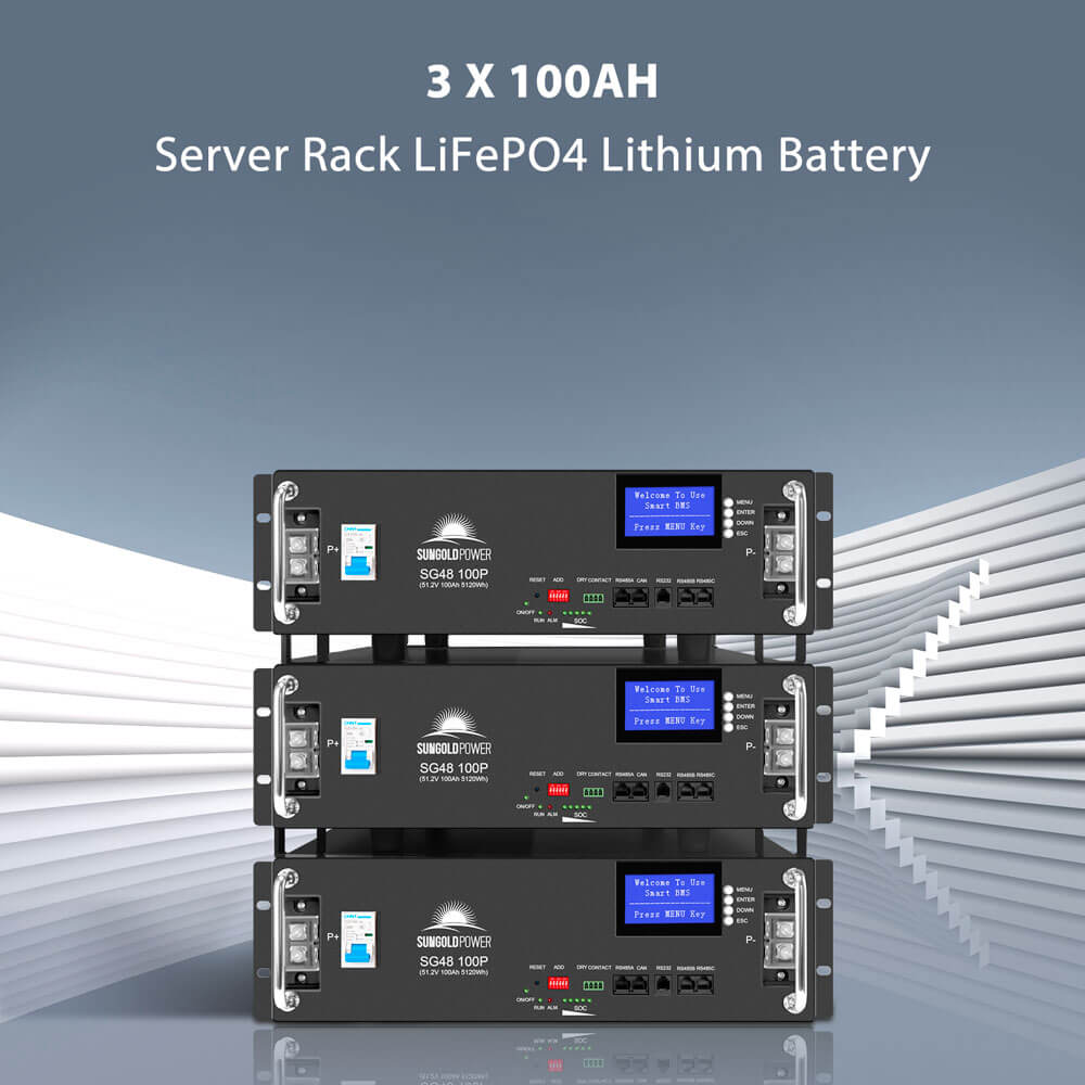 SunGoldPower Hybrid Solar Kit 7.6KW 48V Split Phase 15.36KWH/30.72KWH Lithium Battery 415/ 500 Watt Solar Panel SGH-7.6N3E/ SGH-7.6DN6E