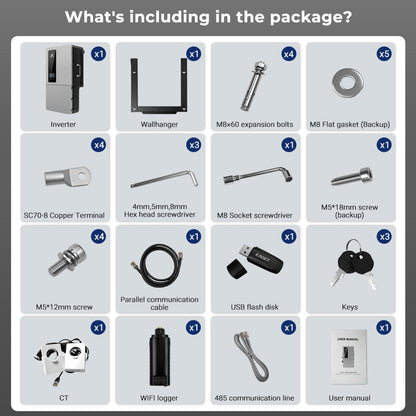 SunGoldPower Hybrid Solar Inverter Whole Home Backup 12KW 48V SGS12K18MAX