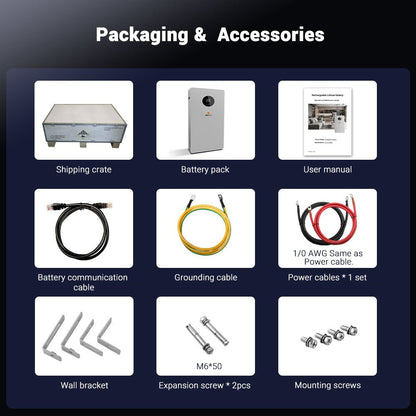 SunGoldPower Lithium Battery 51.2V 200AH SG48200T