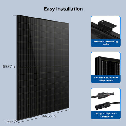SunGoldPower Bifacial Solar Panel 450 Watt SGN450BDG5