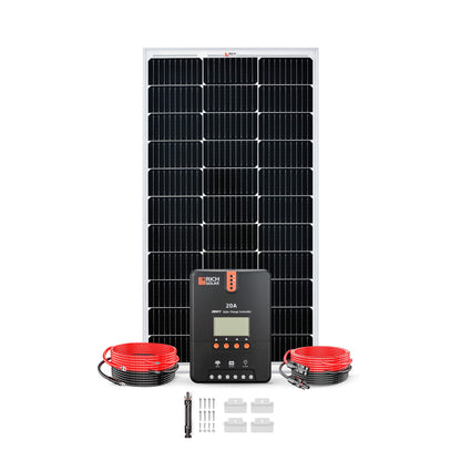 Rich Solar Renogy 100 Watt Solar Panel Kit With Charger