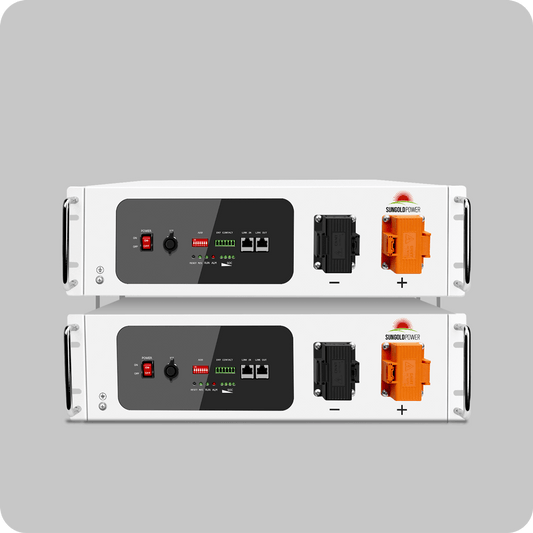 SunGoldPower 2X SGH48100T Server Rack 48V 100AH Lithium Battery Self-Heating