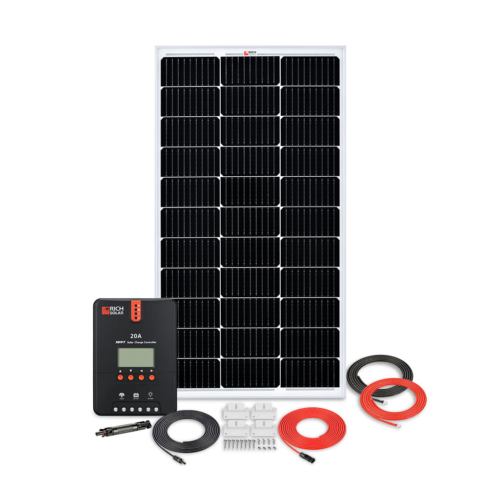Rich Solar Renogy 100W RV Solar Kit With Charge Controller