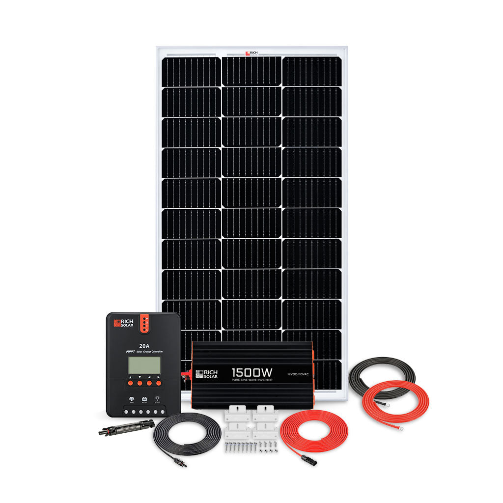 Rich Solar Renogy 100W RV Solar Kit With Charge Controller