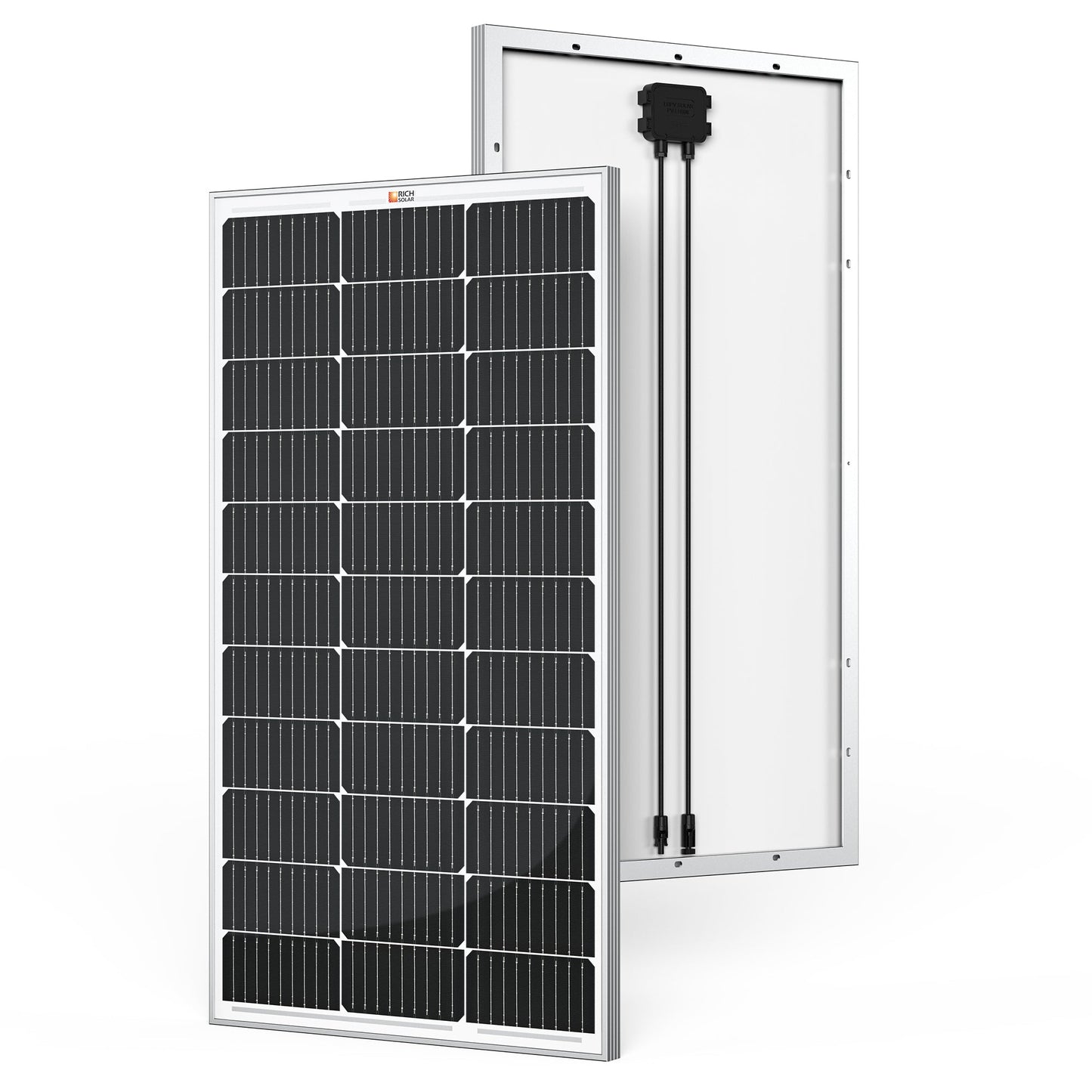 Rich Solar Renogy 100 Watt Solar Panel 2 Pack For Off Grid Power