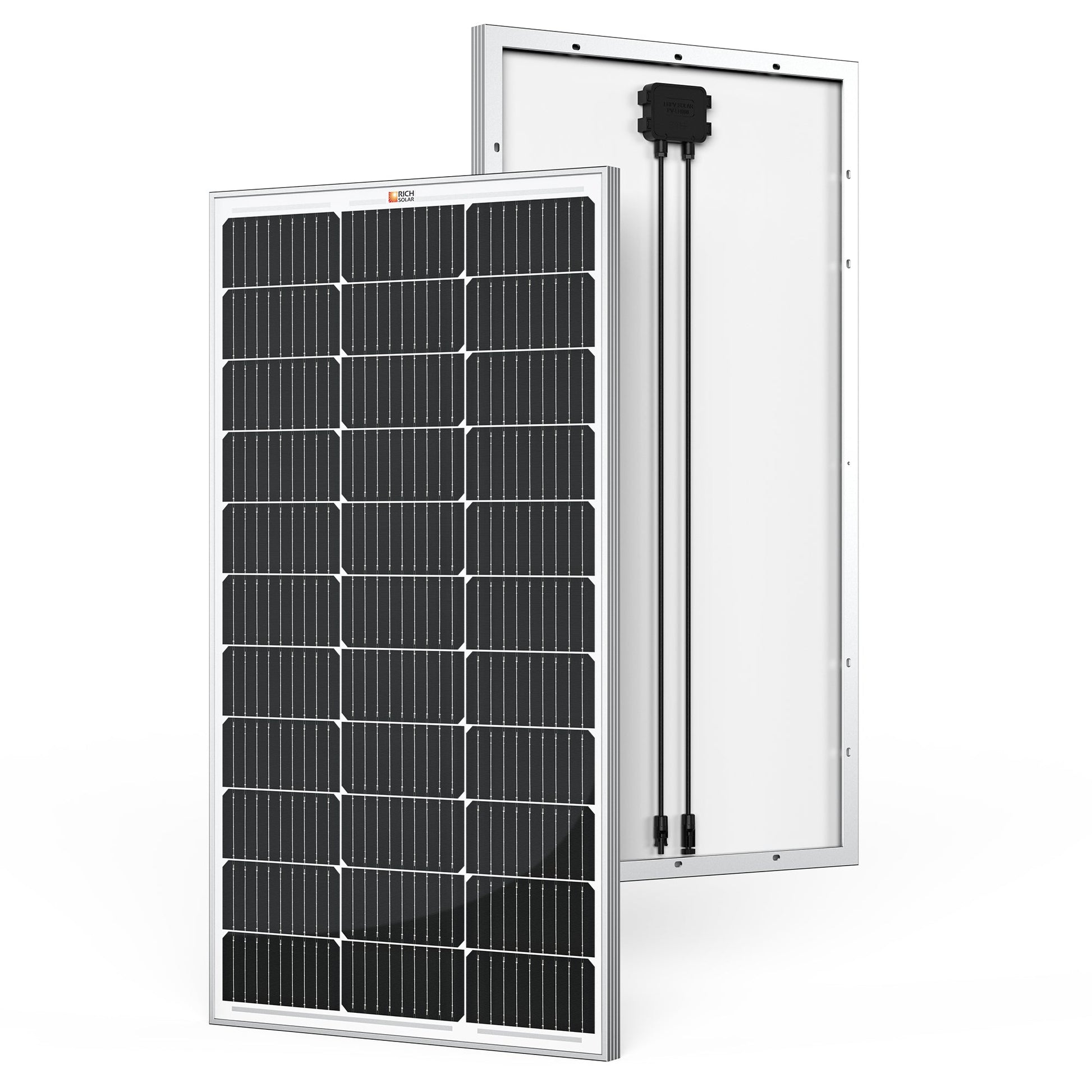 Rich Solar Renogy 100 Watt Solar Panel 2 Pack For Off Grid Power