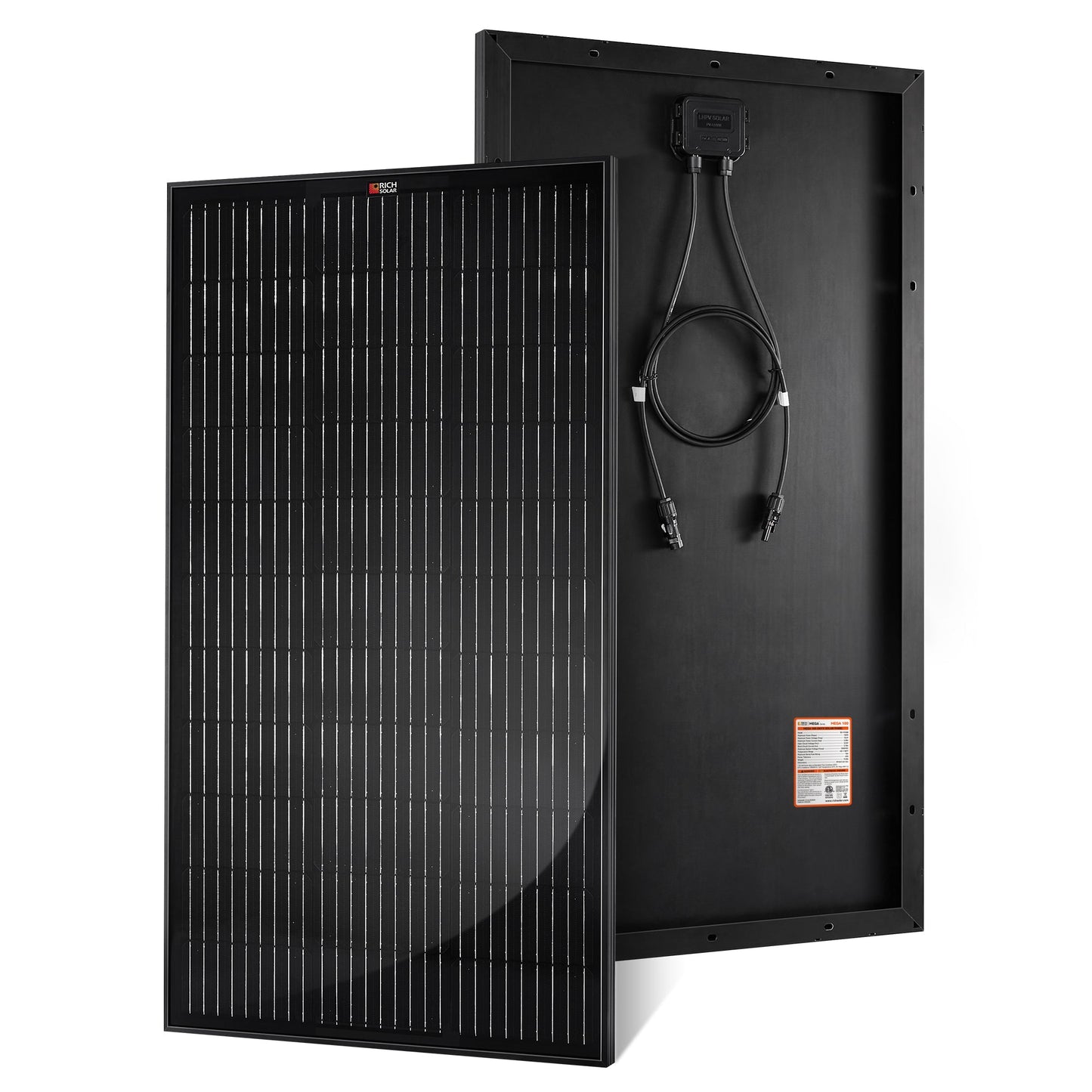 Rich Solar Renogy 100 Watt Solar Panel 2 Pack For Off Grid Power