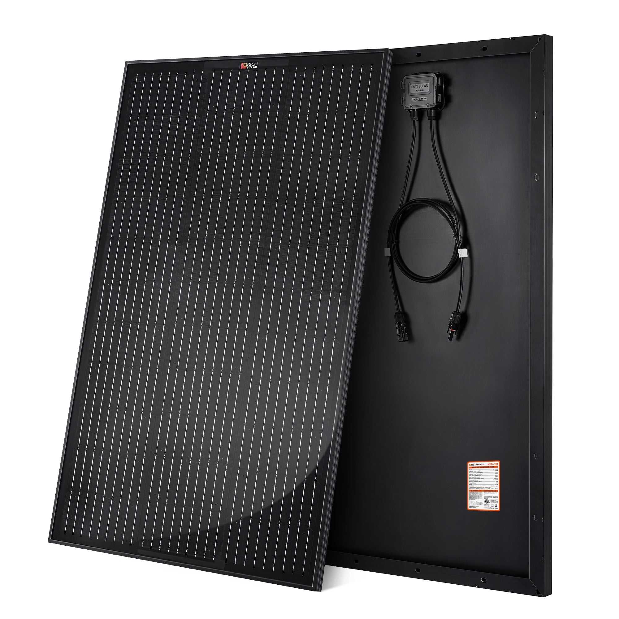 Rich Solar Renogy 100 Watt Solar Panel 2 Pack For Off Grid Power
