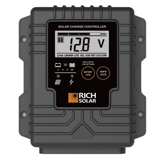Rich Solar Bravo 10A Waterproof PWM Solar Controller For RVs And Boats