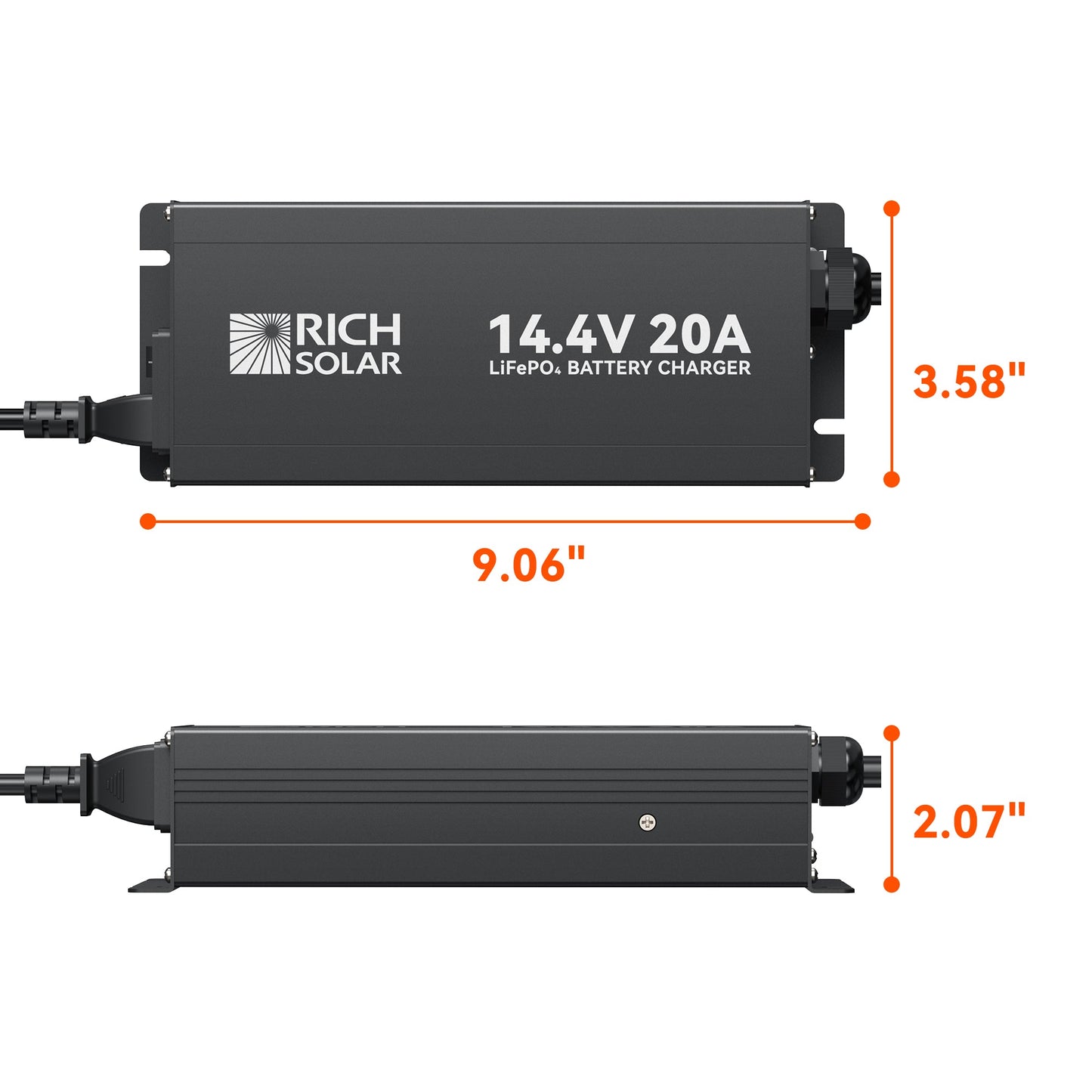 Rich Solar Noco LiFePO4 Battery Charger 12V 20A With Universal Voltage