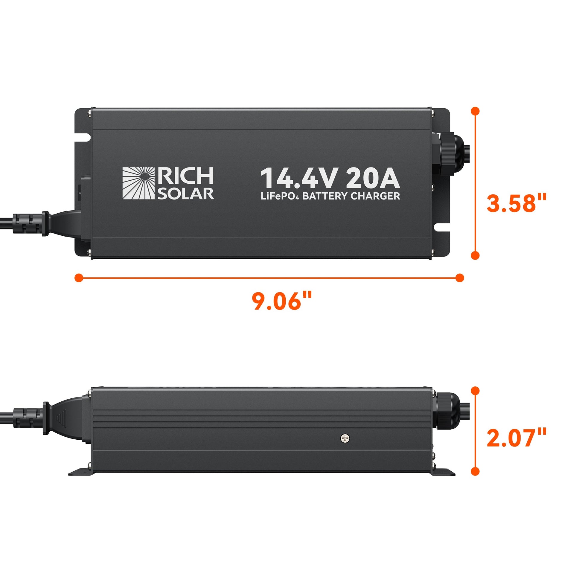 Rich Solar Noco LiFePO4 Battery Charger 12V 20A With Universal Voltage