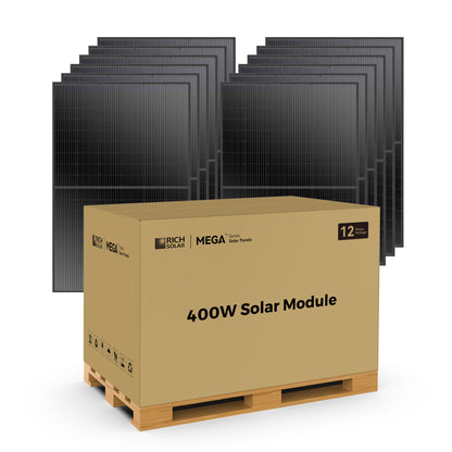 Rich Solar Mega 400 Watt UL Certified Solar Panel With 25 Year Warranty