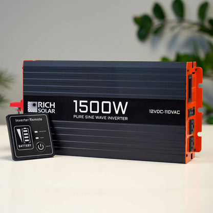 Rich Solar Nova Pure 1500W 12V Pure Sine Wave Power Inverter For RVs And Boats