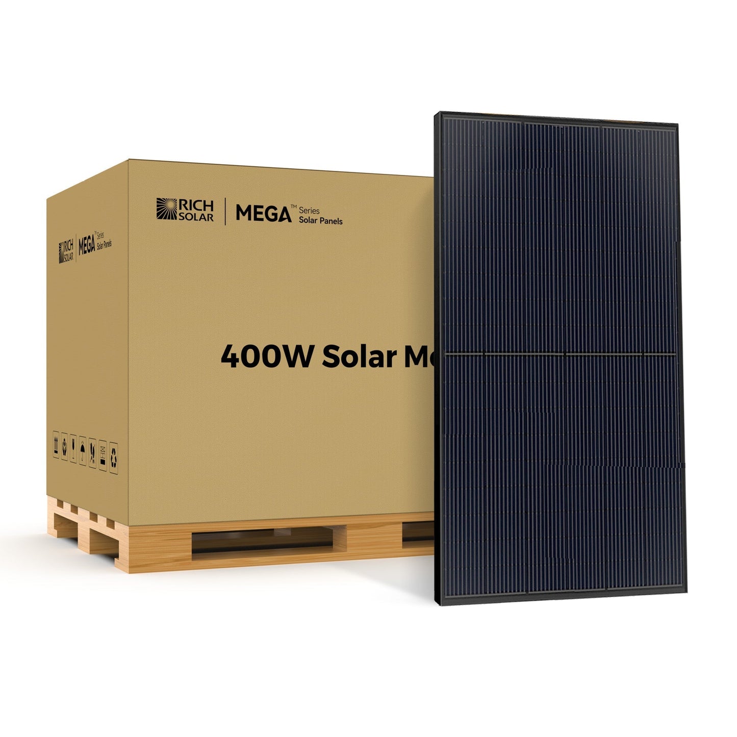 Rich Solar Mega 400 Watt UL Certified Solar Panel With 25 Year Warranty