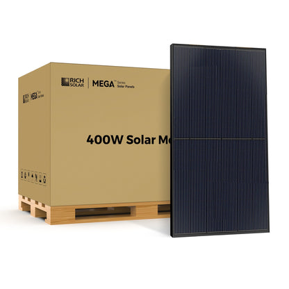 Rich Solar Mega 400 Watt UL Certified Solar Panel With 25 Year Warranty