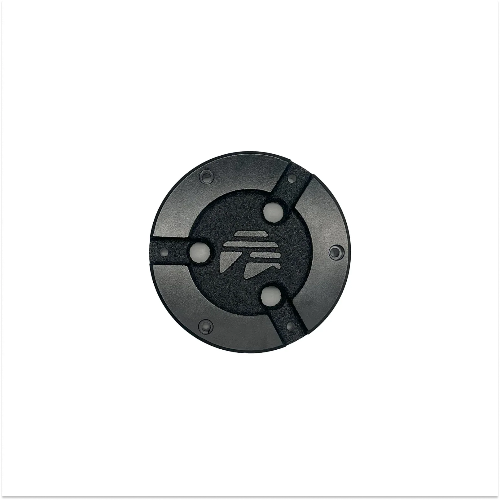 Mowrator Pair of Metal Hubcaps