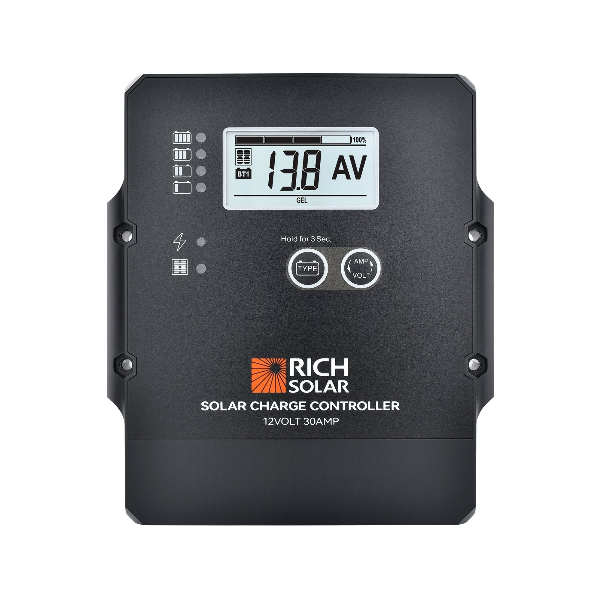 Rich Solar PWM Solar Charge Controller 30A 12V – Smart Edge Robotics