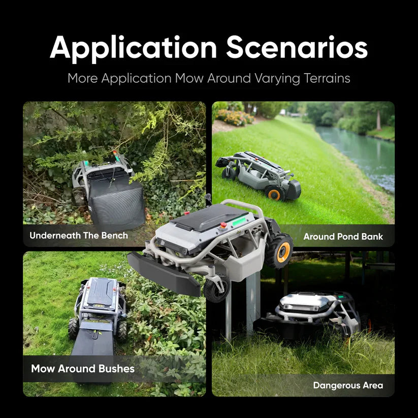 Mowrator S1 2WD Beast LeafVac Bundle: S1 2WD Lawn Mower+Mulching Blade