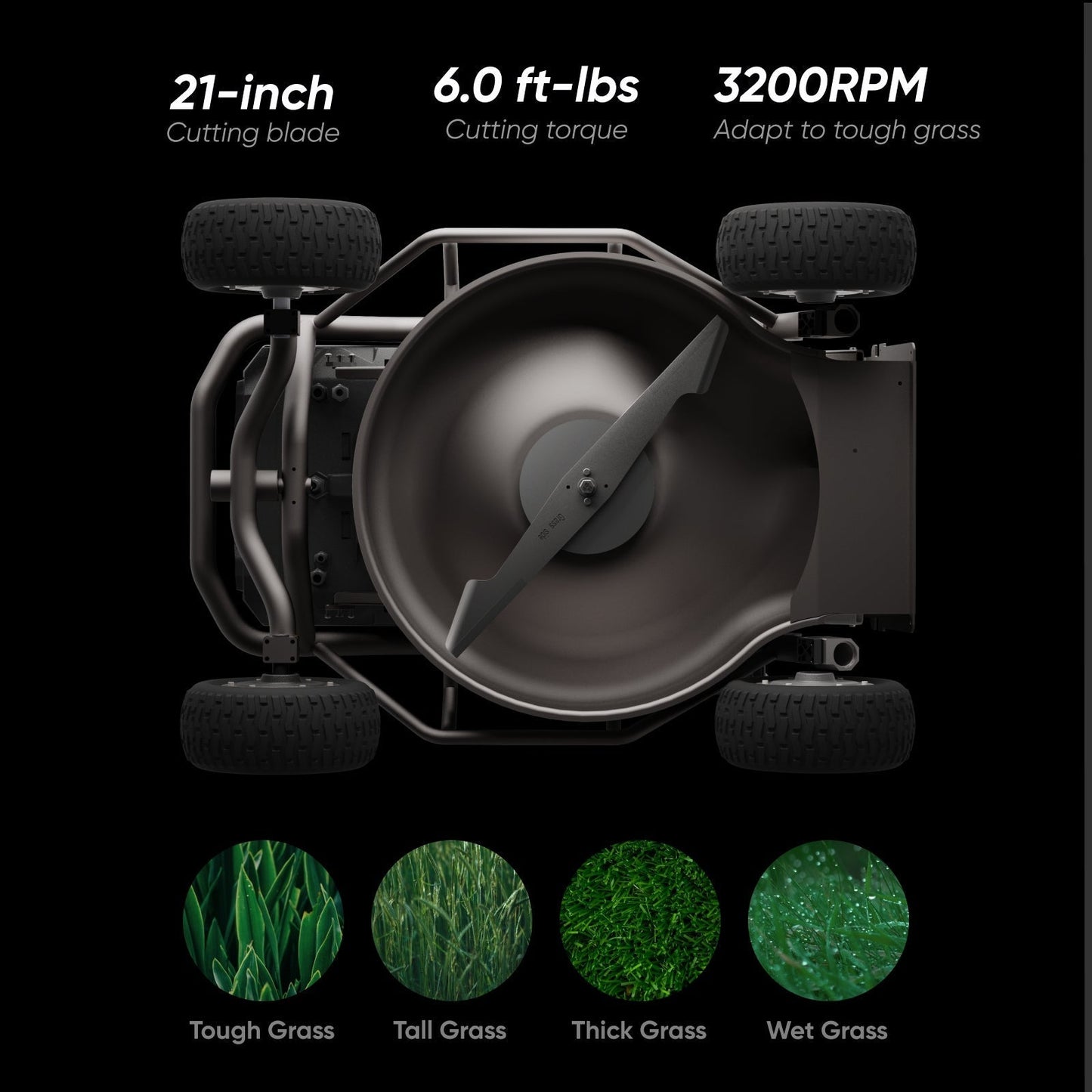 Mowrator Lawn Mower Bundle 4WD 18AH S1