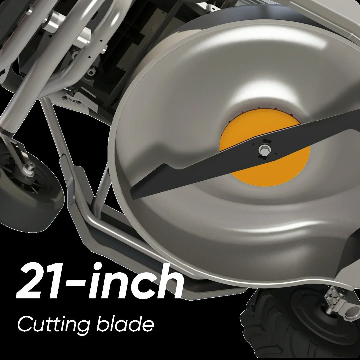 Mowrator Remote Control Lawn Mower 2WD for Flat Lawns