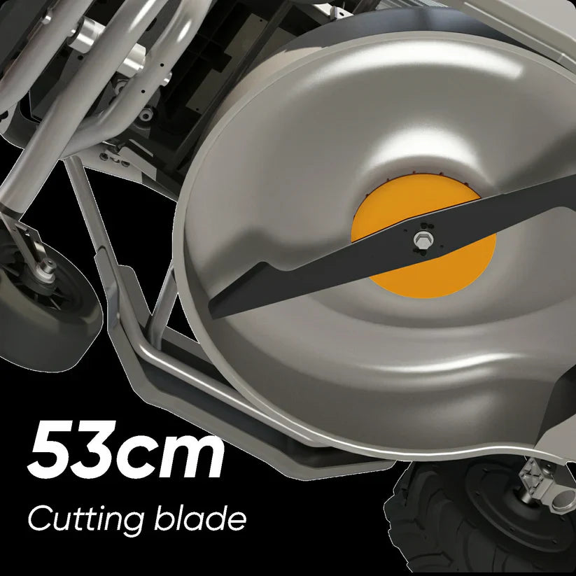 Mowrator CleanCut Maintenance-Free Bundle: S1 2WD 12Ah Lawn Mower+Self-sharpening Mowing Blades